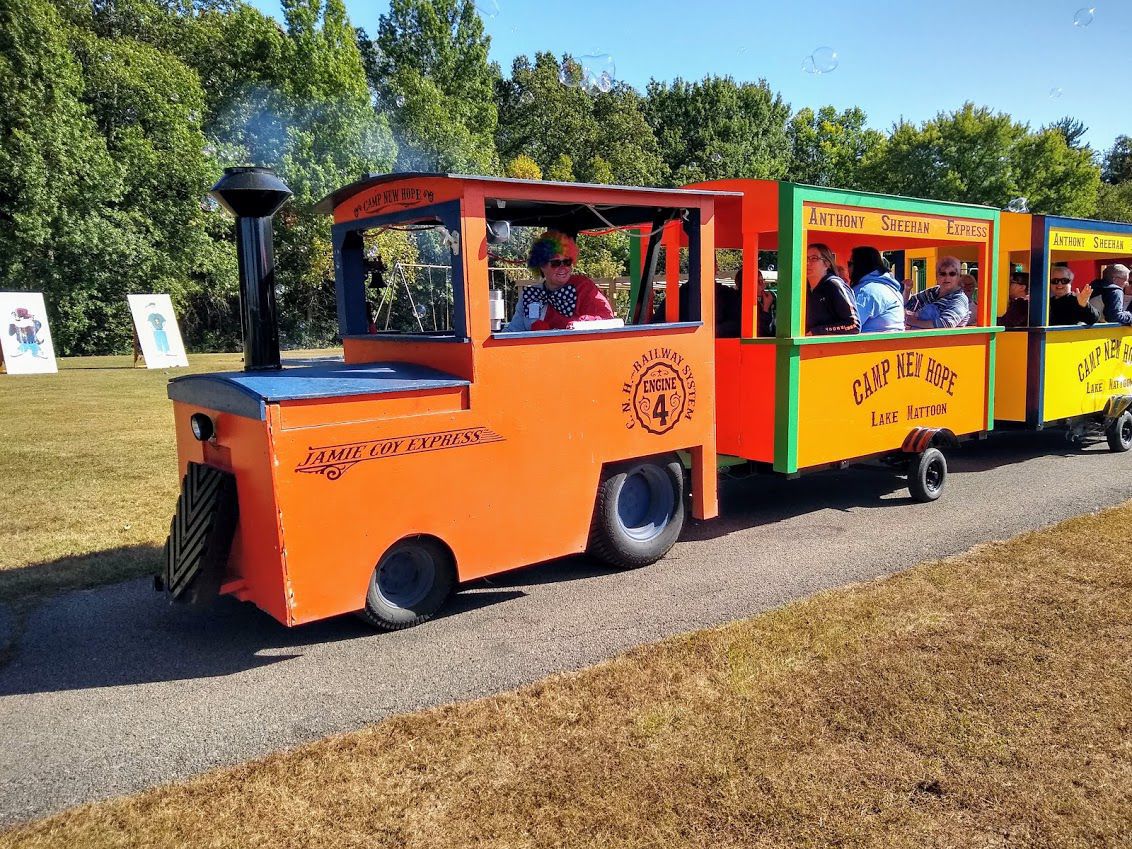 Camp New Hope train